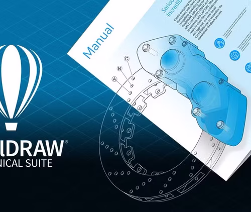 CorelDRAW Technical Suite 2024 box cover – genuine lifetime license