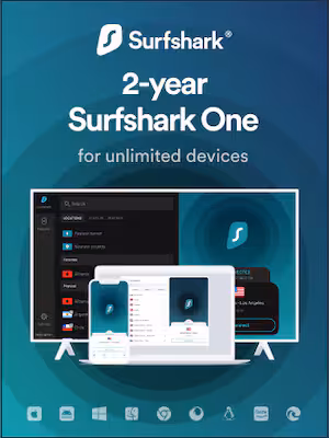Buy Surfshark One Antivirus and VPN 2 Years Bundle at 9StoreOnline.com – best price